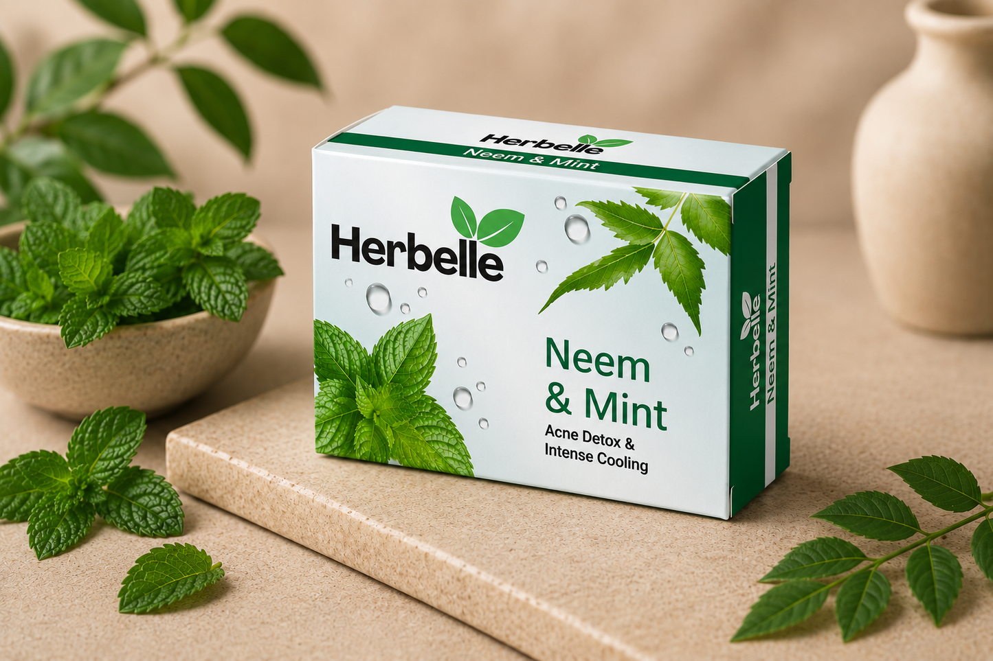 Neem & Mint Soap By Herbelle
